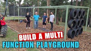 How to Build a Multi Functional Playground with Landscaping, Affordably!!!