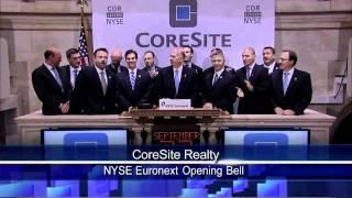 23 Sept 2010 CoreSite Realty Corporation Celebrates Initial Public Offering on the NYSE