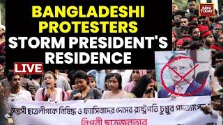 LIVE | Bangladesh Tense As Protesters Storm President's Residence, Seek Resignation | B'desh News