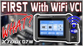 FIRST Scan Tool With WiFi VCI, XTOOL D7W, Must See.