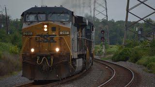 CSX and Norfolk Southern Trains on the Lehigh Line in August!