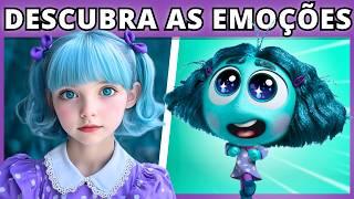  DIVERTIDA MENTE 2 NA VIDA REAL | Descubra os personagem versão REAL LIFE | #buuquiz #quiz