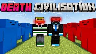 Minecraft but I survive in DEATH CIVILIZATION