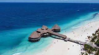 Kendwa Nungwi beach Zanzibar  Tanzania by drone emozionale