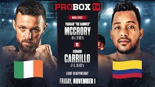  LIVE LIGHT HEAVYWEIGHT MAIN CARD | ProBox TV Contender Series LIVE from Ireland