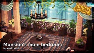 Mansion's main bedroom (Interior design) ️ // Animal Crossing New Horizons Speed build