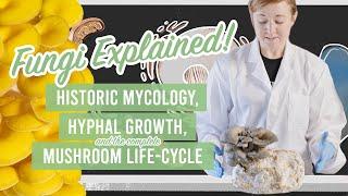 Fungi Explained! Historic Mycology, Biology, Hyphal Growth, and the Complete Mushroom Life-Cycle