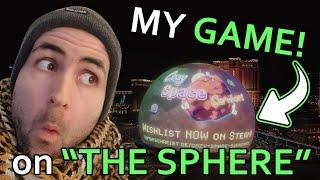 How I got my tiny Indie game on the Las Vegas Sphere!