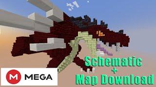 Minecraft Red Dragon + Schematic + World Download