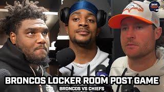 Broncos Players Emotional in Locker Room after DEVASTATING Loss vs KC