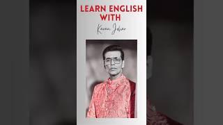 Learn English with Karan Johar