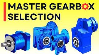 Gearbox Selection Calculation | Planetary, Worm, Bevel, Helical | Reduction Gearbox Calculation