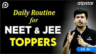 Daily Routine of JEE Toppers | IIT JEE & NEET | Vineet Khatri sir | ATP STAR Kota