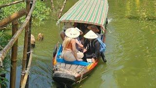 (4K)메콩델타 투어, 보트 타고 섬에서 과수원과 코코넛 캔디(Mykong Delta Tour Makes Orchards and Coconut Kendi on the Island)