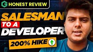 Rishabh From Marketing to a Full Stack Web Developer | Web Development | Geekster Reviews