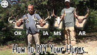 How to DIY Your Horns.        Reasons Why??? (Money, Space, CWD, etc... )