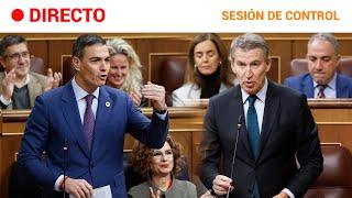 CONGRESO: SÁNCHEZ afronta la ÚLTIMA SESIÓN de CONTROL al GOBIERNO con un CHOQUE con FEIJÓO | RTVE