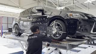 렉서스CT20H  휠얼라인먼트 조정 대전휠얼라이먼트 조정 잘하는 곳 예일모터스 유성 Lexus CT20H Wheel Alignment Adjustment
