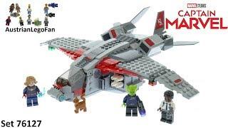 Lego Captain Marvel 76127 Captain Marvel and The Skrull Attack - Lego 76127 Speed Build