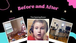 Before and After the Gaming Room (Behind The Scenes YouTube Shorts Tour)