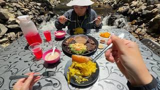 Dining in a River Restaurant