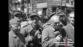 German Prisoners of War in Nuremberg, 1945 and Medal of Honor Ceremony