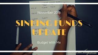 November 2018 Sinking Funds - Budget With Me | Dave Ramsey Inspired  KeAmber Vaughn