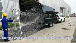 Mobile Razor Wire Security Barrier-Rapid deployment