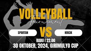 LIVE STREAMING GIRIMULYO CUP VOLLEYBALL SPARTAN VS KRICIK