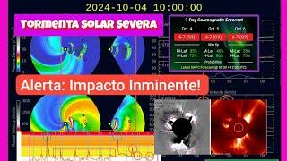  #ALERTA IMPACTO SOLAR INMINENTE.   AVISO DE #TORMENTASOLAR SEVERA