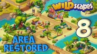 Wildscapes AREA 8 - Fiji Zoo Decorations [ Gameplay Story ] Фиджи Украшение Зоопарка Playrix HD