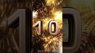 10 Second Countdown Timer: Happy New Year 2025! 