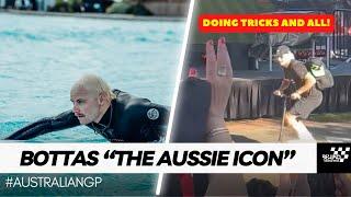 Valtteri Bottas Embraces His Inner Aussie Icon at the 2024 Australian Grand Prix | Funny Moment!