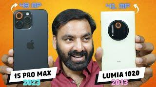 iPhone 15 Pro Max vs Nokia Lumia 1020 Camera Test & Review | 2024