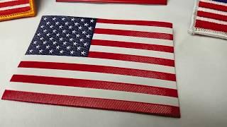 American Flag Patches: FlexStyle or Embroidery?