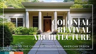 Colonial Revival Architecture: Exploring the Charm of Traditional American Design