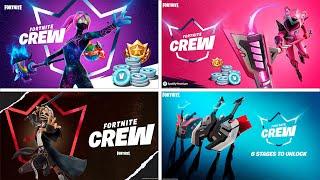 All Fortnite Crew Trailer (Season 14 - Season 23)