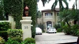 Palm Island and Star Island Florida drive through complete!!Birdman's Mansion Scott Storch Mansion