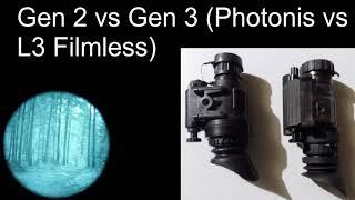 Budget NVG vs Top shelf NVG (Gen 2 vs Gen 3) under EXTREMELY hard conditions.