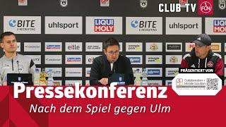 Die PK mit Miroslav Klose & Thomas Wörle | SSV Ulm - 1. FC Nürnberg 1:2