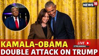 Kamala Harris Rally Live | Donald Trump | Barack Obama Live | US Presidential Election 2024 | N18L