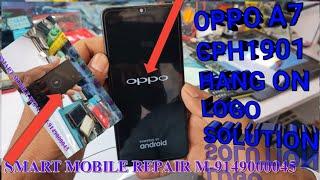 Oppo A7 Hang On Logo !! Cph1901 Hang On Logo !! Oppo A7 Charging Logo Problem Solution By Easy Jtag