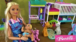 Barbie Best Stories of 2020 with Barbie and Ken, Barbie Sister Chelsea and Friends in Barbie House