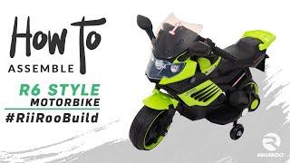 Yamaha R6 Style Ride on Motorbike 6v Kids Electric Ride On Bike Assembly Instructions