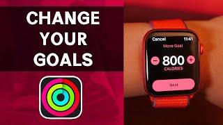 How to Change Activity Goal on Apple Watch (MOVE / EXERCISE / STAND)