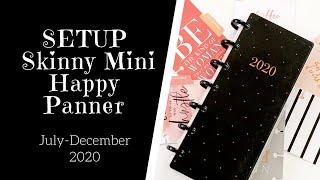 SETUP Skinny Mini Happy Planner 2020 | Setting up The Happy Planner Skinny Mini QUICK & EASY