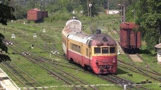 Дизель-поезд Д1-753 на ст. Окница / D1-753 DMU at Ocnita station