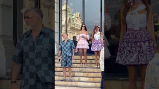 Billionaire family leaving Hotel Paris in Ferrari & Lamborghini #monaco #luxury #trending #lifestyle