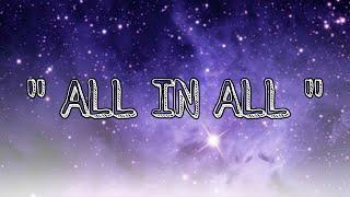 All In All | minus one with lyrics || guitar | MEDIATOR.ORG