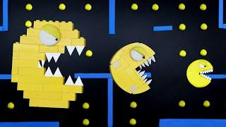 Lego PAC MAN Arcade But In The Games | PAC-MAN Stop Motion